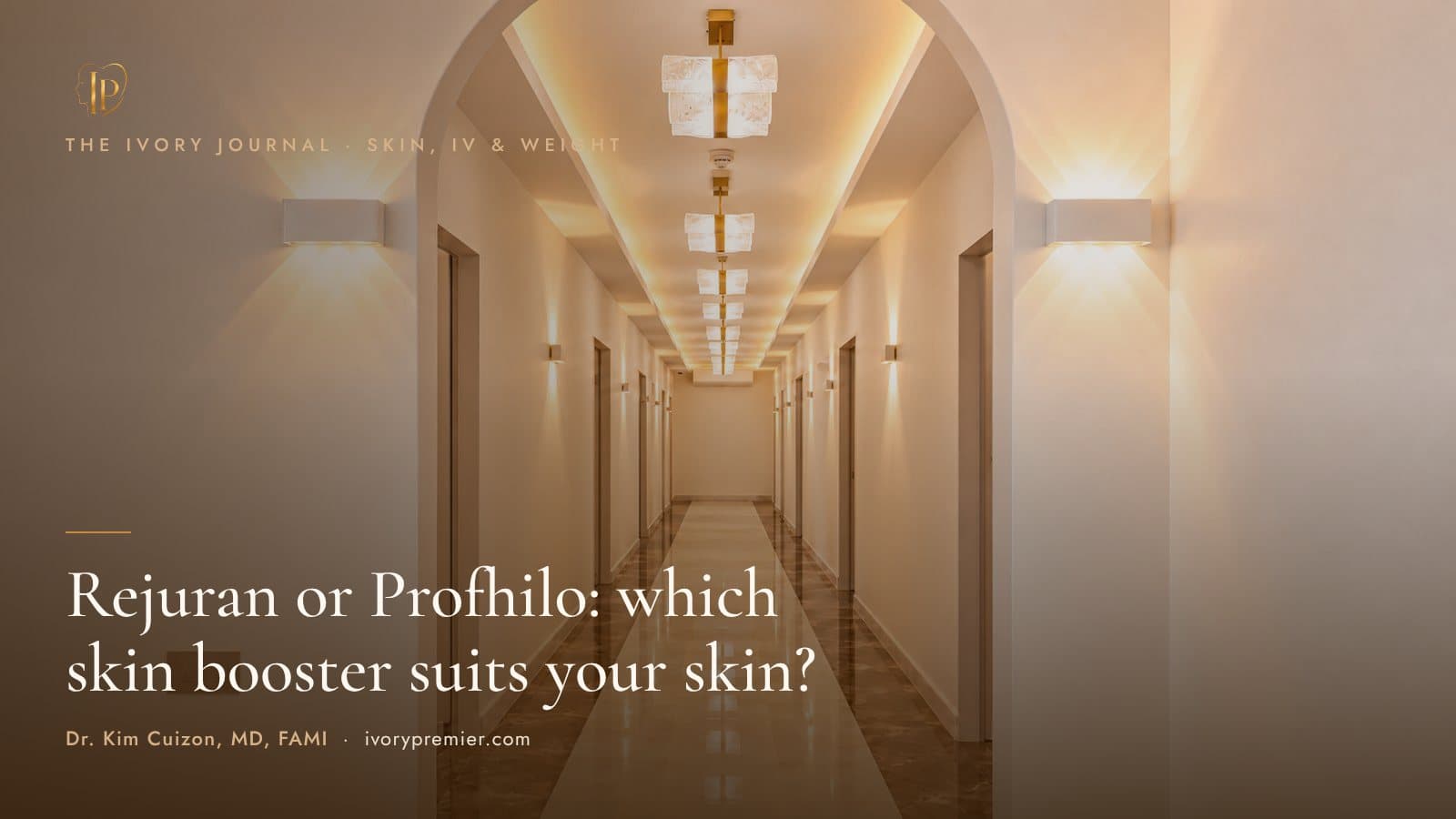 Rejuran or Profhilo: which skin booster suits your skin?: an article from The Ivory Journal, set over a concept render of the Ivory Premier clinic